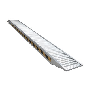 TRUTZHOLM Schwerlastrampe, 265cm lang, Tragkraft 1650kg, Zubehör für Autoanhänger.