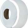 Verchromte Messing-Rosette, 18,6 x 30 mm, zur Abdeckung von Wanddurchbrüchen.