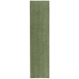 Snapstyle Hochflor Teppichläufer Cottage Grün, 80x320cm. Langflor Teppich für Fußbodenheizung.