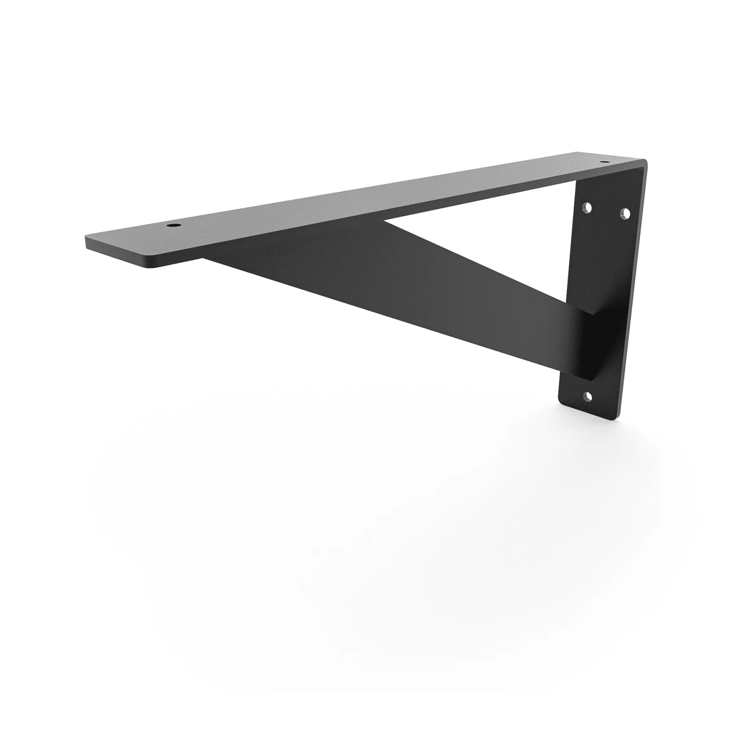HEVVA Waschtischhalterung ELBE 30 cm Tief 1 Halter Schwarz