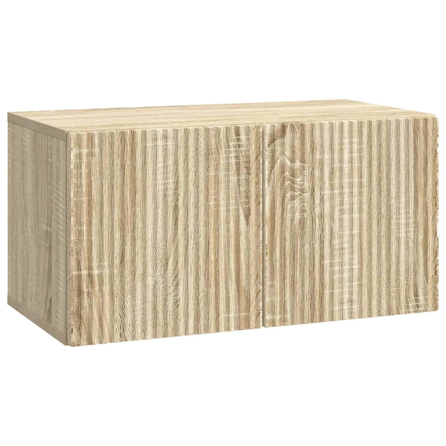 vidaXL Wandmontierter TV-Schrank Sonoma-Eiche 59,5 x 31 x 30 cm 898537