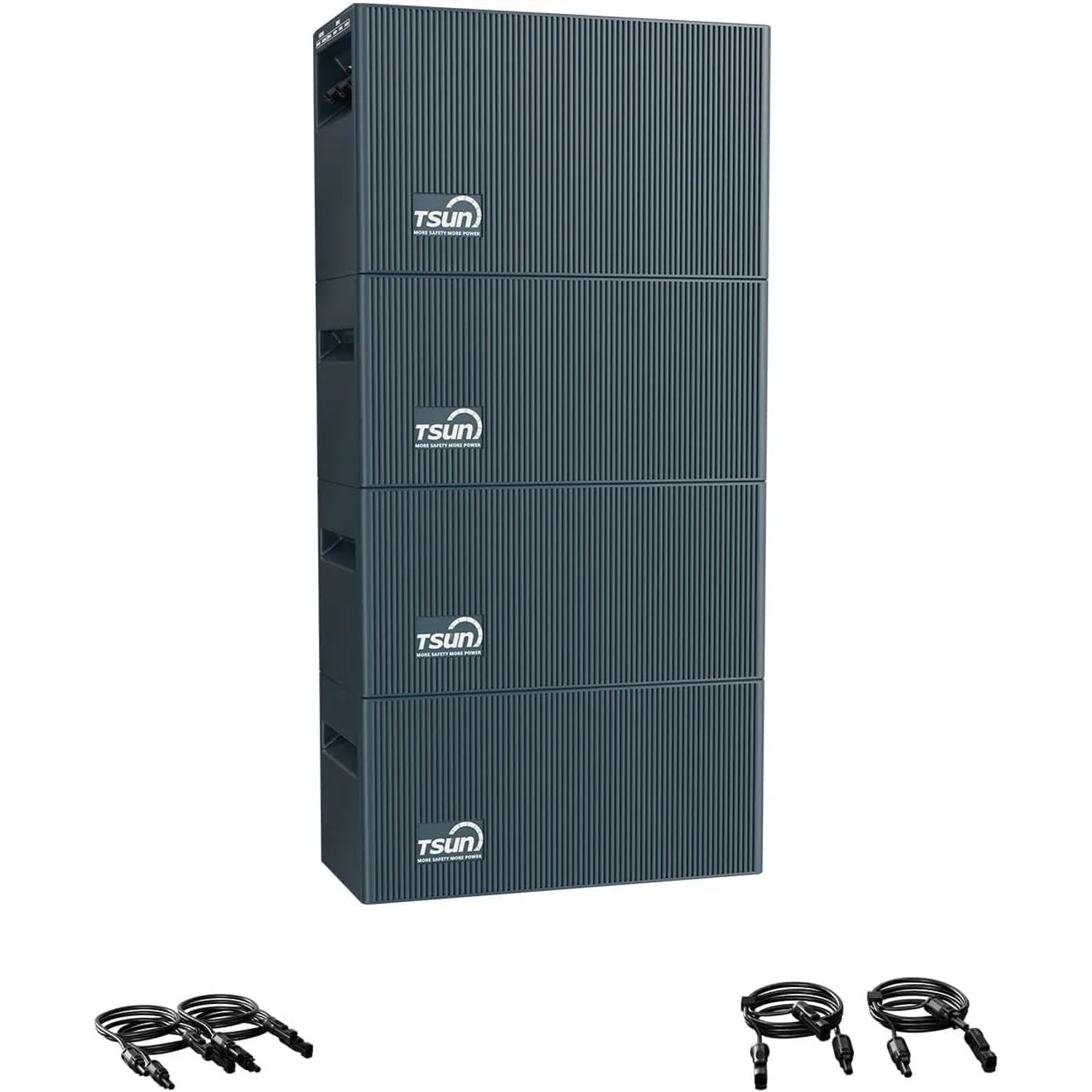 TSUN DCU2000Lite Balkonkraftwerk Speicher 8 kWh mit 3 Erweiterungsakkus 2400 W Dual MPPT 0 % MwSt