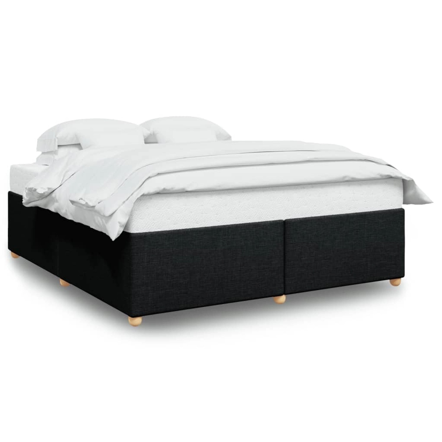 vidaXL Bettgestell ohne Matratze Schwarz 180x200 cm Stoff 3284752 günstig online kaufen