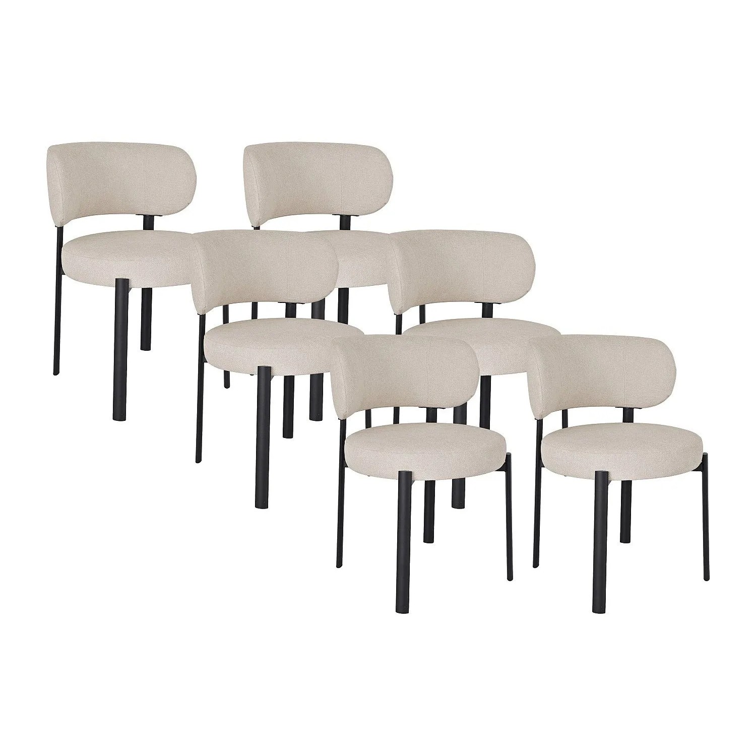 Vente-unique Stuhl Asilova Beige 55 cm