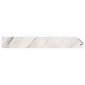 Myspotti Küchenrückwandfolie Kylie, beige Marmoroptik, 450x60 cm, selbstklebend.