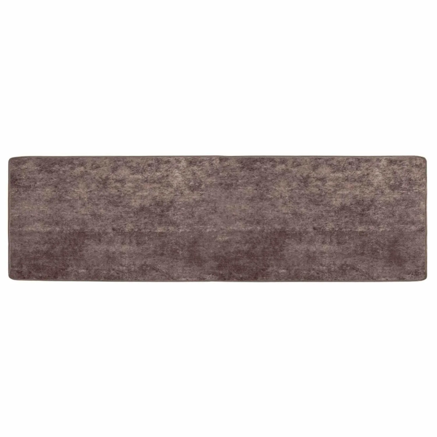 vidaXL Teppichläufer MARSA Grau 150 x 50 cm Polyester und PVC 42023183