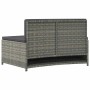 vidaXL Whirlpool-Bänke mit Auflagen 2 Stk Grau Poly Rattan 362263_7