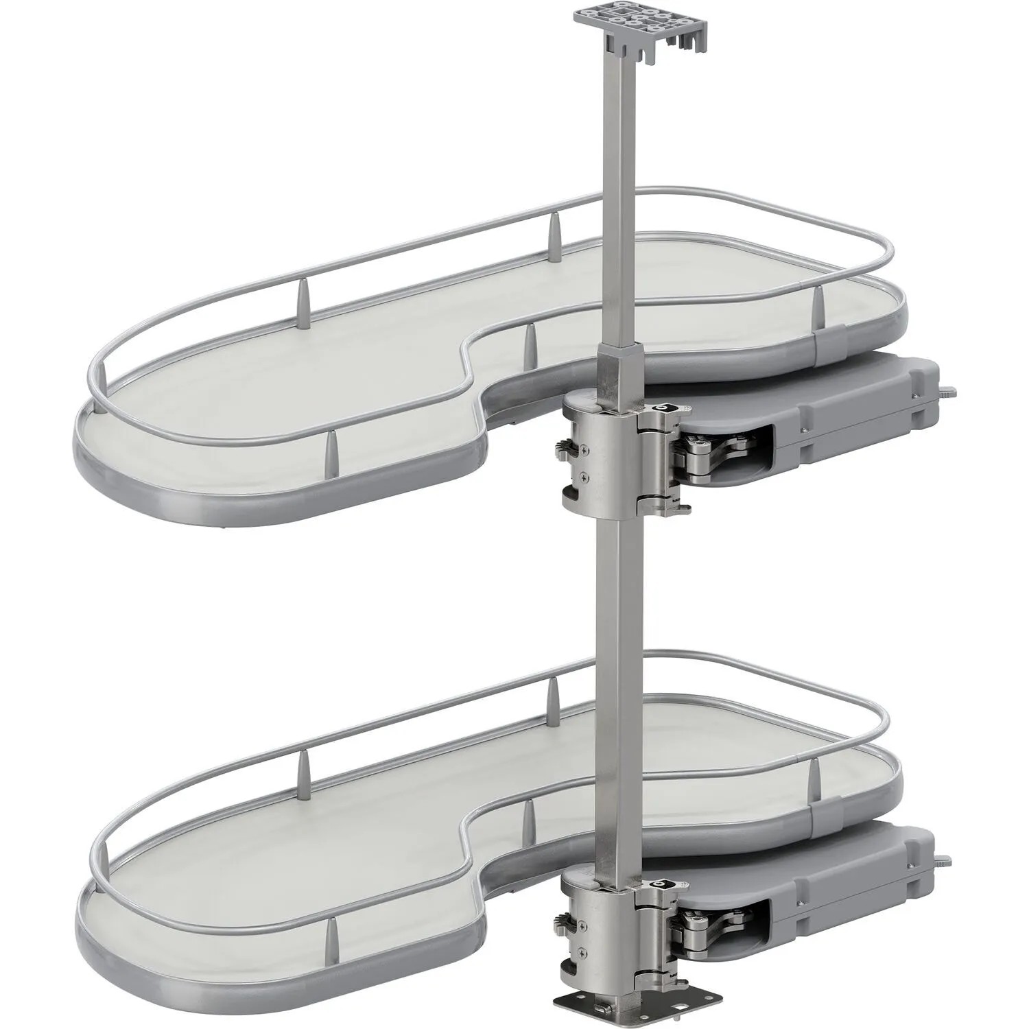 Vauth-Sagel Eckschrankauszug Cornerstone Maxx Planero Korpusbreite 800 mm Links Silber Hellgrau