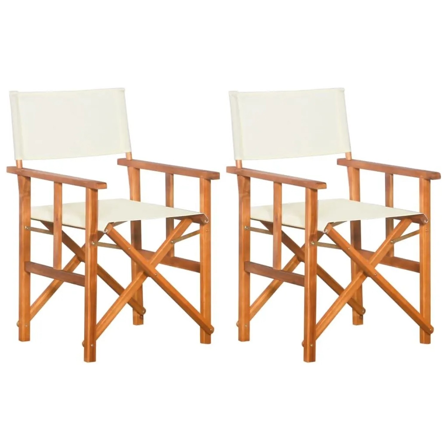 vidaXL Regiestühle 2 Stk Massivholz Akazie 45946