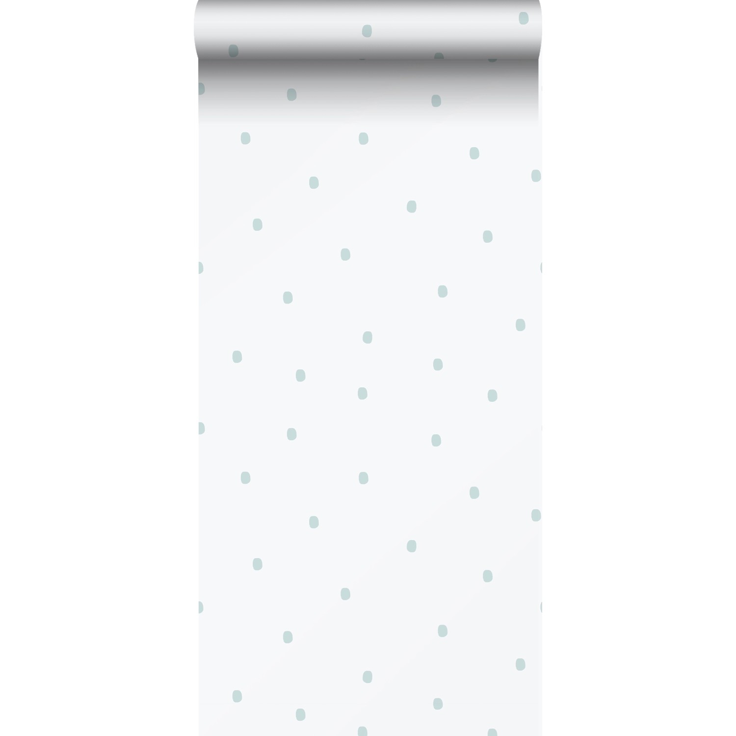 Sanders & Sanders Tapete Punkte Hellblau und Weiß 53 cm x 10.05 m Sanders & günstig online kaufen