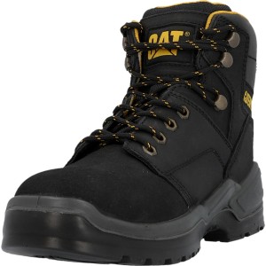 Schwarzer Cat Sicherheitsstiefel Striver Größe 40, ideal für Handwerk und Industrie.