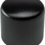 Schwarze Hettich Fußkappe für Rundrohre (Ø 20 mm) aus Kunststoff, 4er-Set.
