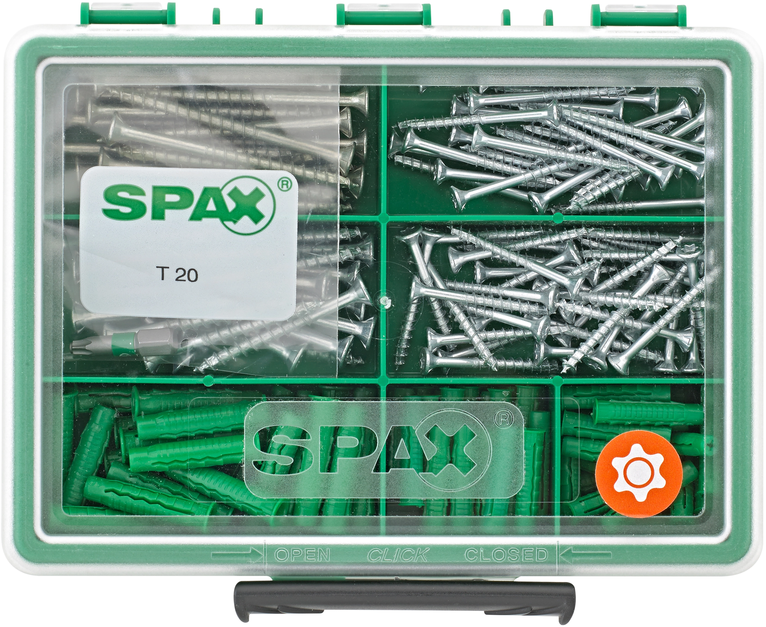 Spax Schrauben-Set mit 4 Abmessungen und Dübel Kleines Sortiment 161-teilig  kaufen bei OBI