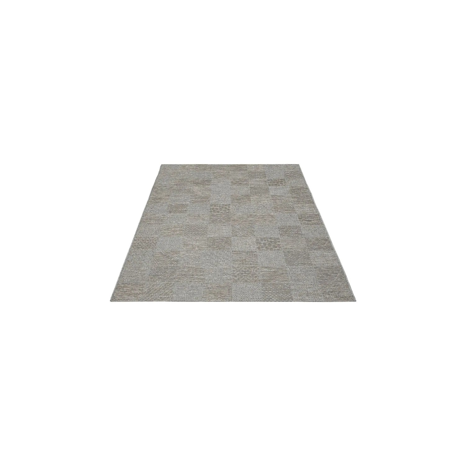 Floornovo Indoor & Outdoor Teppich Nr. 4 Grau Gemustert 200 x 140 cm günstig online kaufen