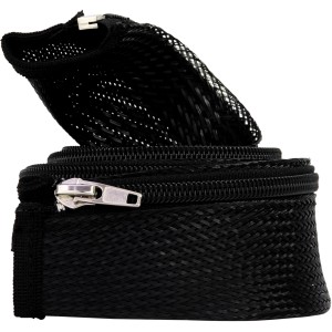 REV Ritter Kabelschlauch, 1,5m, schwarz, mit Reißverschluss zum einfachen Bündeln von Kabeln.