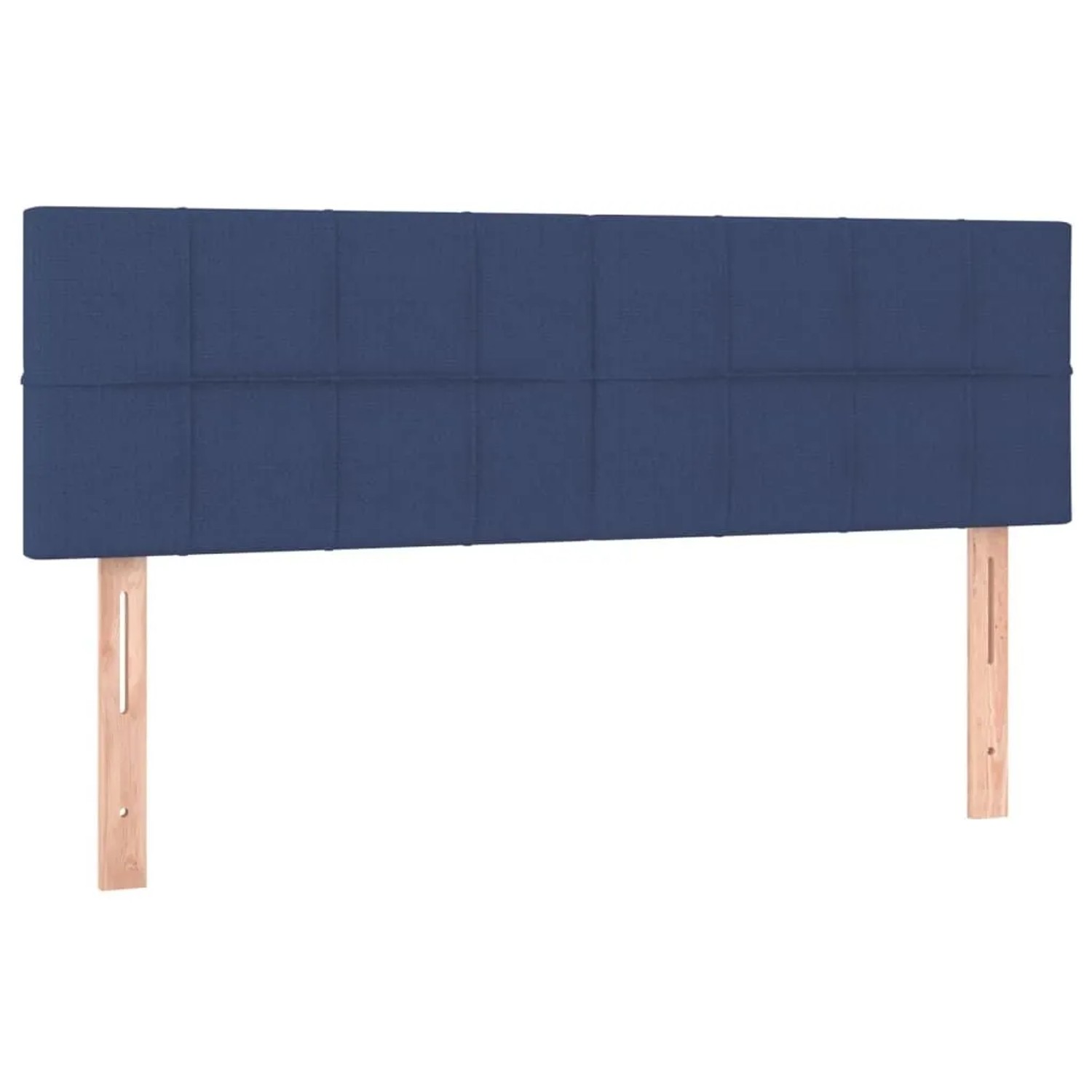 vidaXL Kopfteile 2 Stk Blau 72x5x78/88 cm Stoff 346052