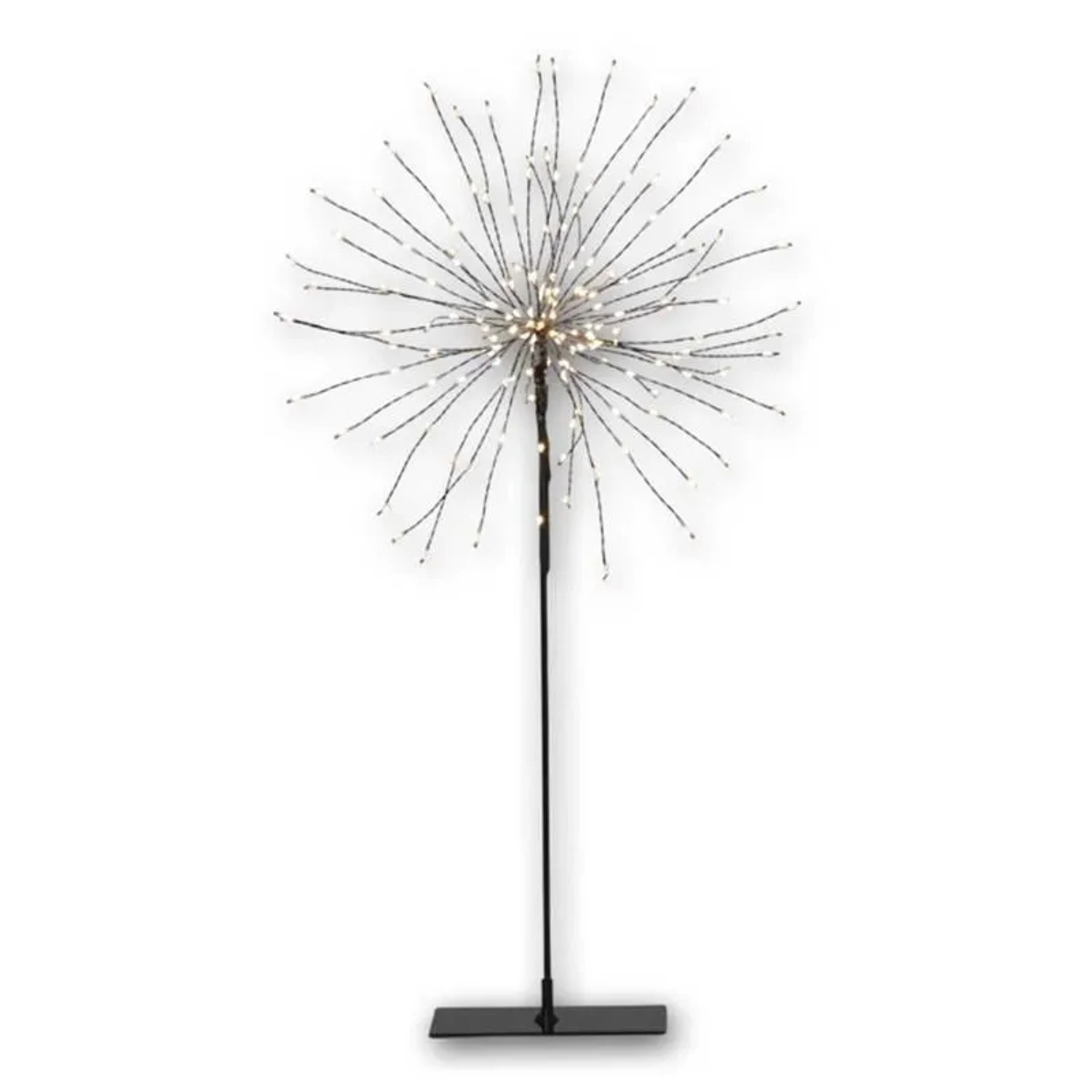 Star Trading 3D-LED-Standstern Firework 50cm Schwarz 120 LEDs