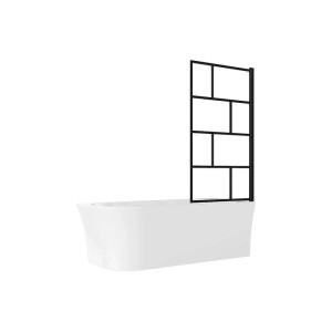 Vente-unique Duschbadewanne Ponticola Weiß 150 cm