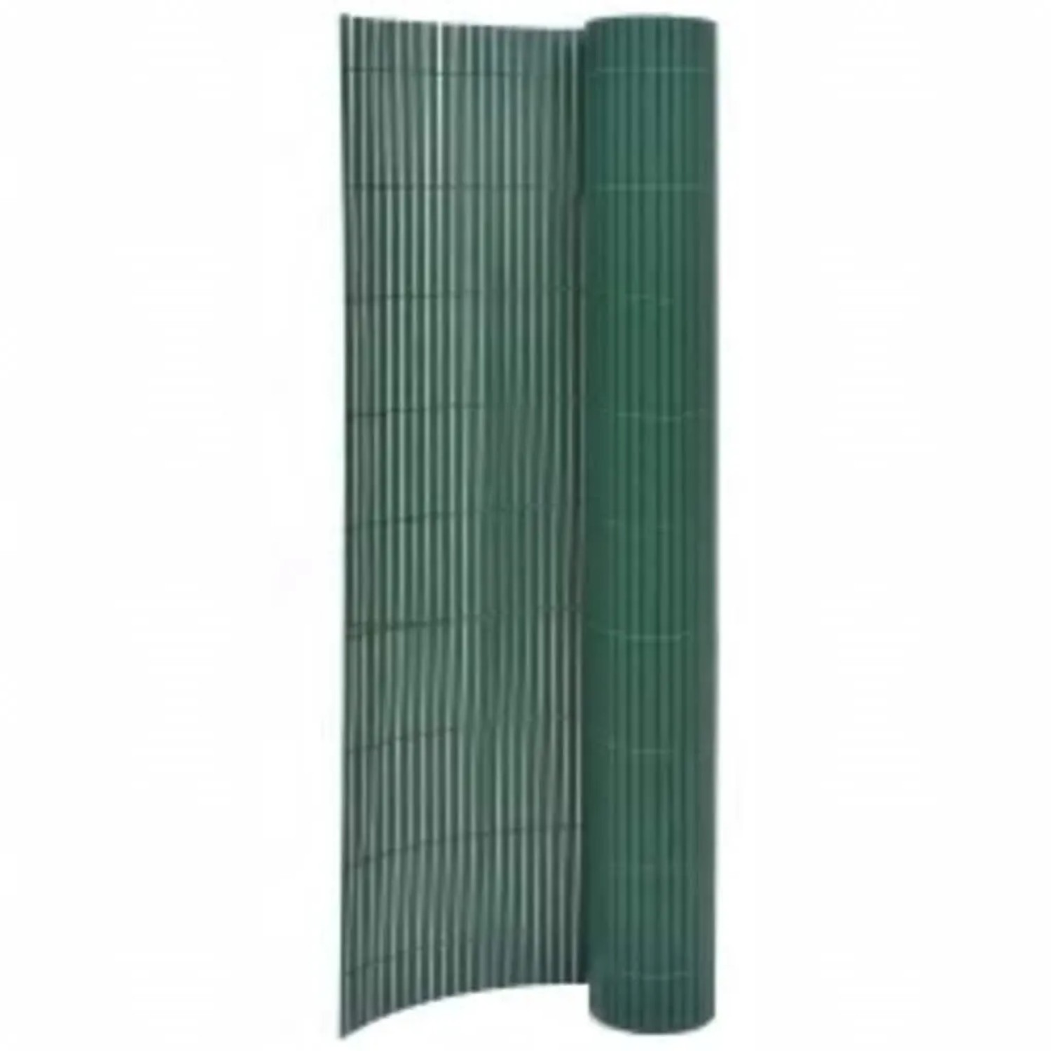 vidaXL Gartenzaun Doppelseitig 110x400 cm Grün 317157 günstig online kaufen