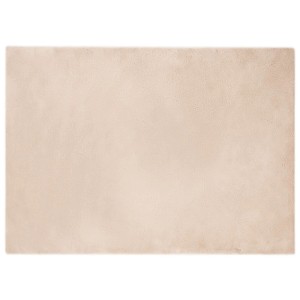 vidaXL Kunstfell Hasen Teppich Olite Taupe 200 x 280 cm Polyester 42021749