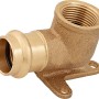 Press-Wandscheibe, Ø 22 mm x 24,1 mm (Rp 3/4), Rotguss, für Kupferrohr-Installation.