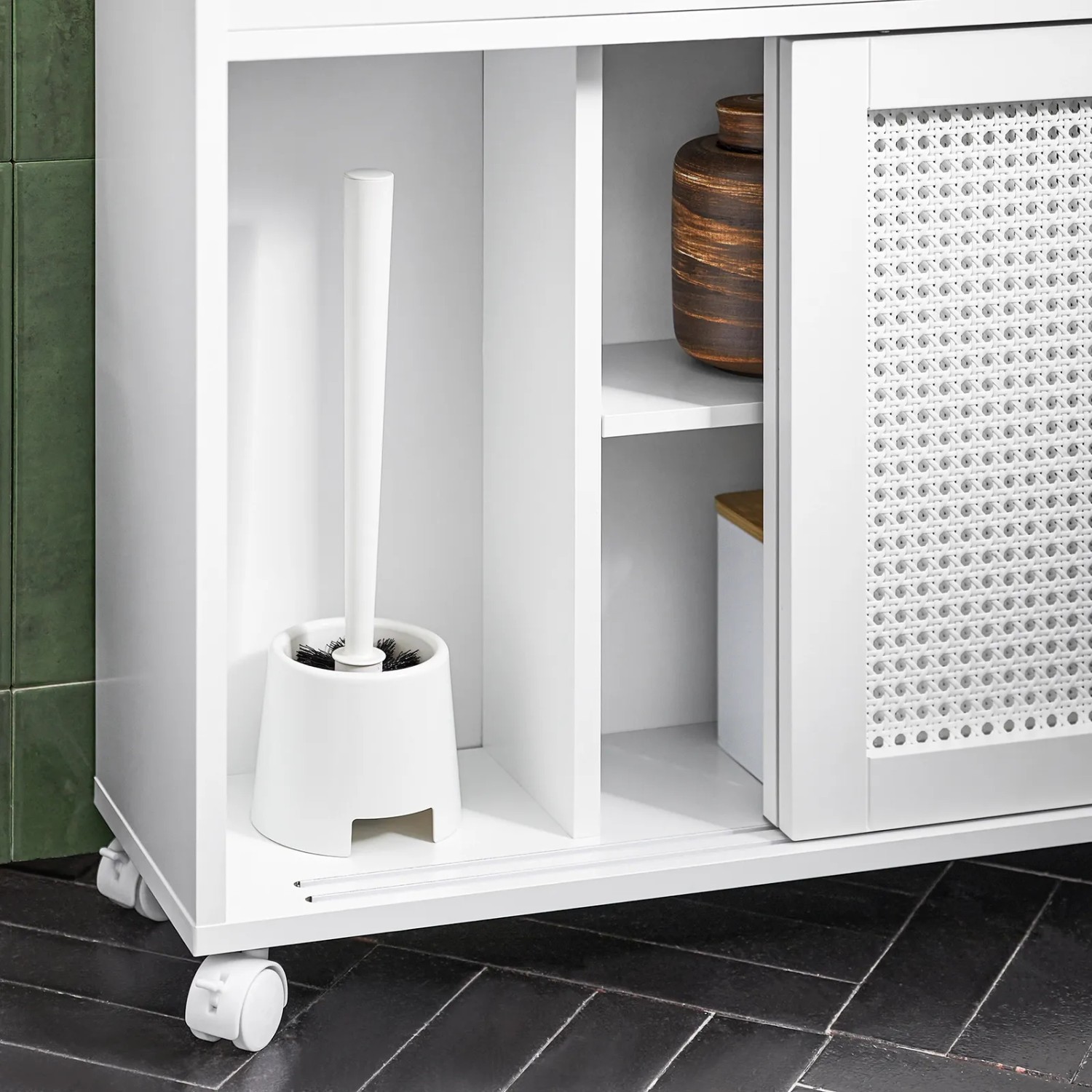 SoBuy Nischenregal BZR119-W 20 cm breit mit Rollen kaufen bei OBI