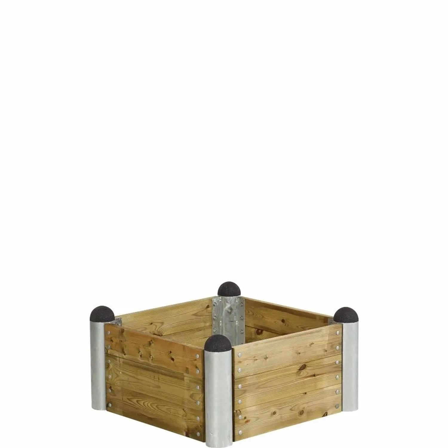 PLUS Kompaktes Hochbeet 80x80 cm Platzsparend und Robust