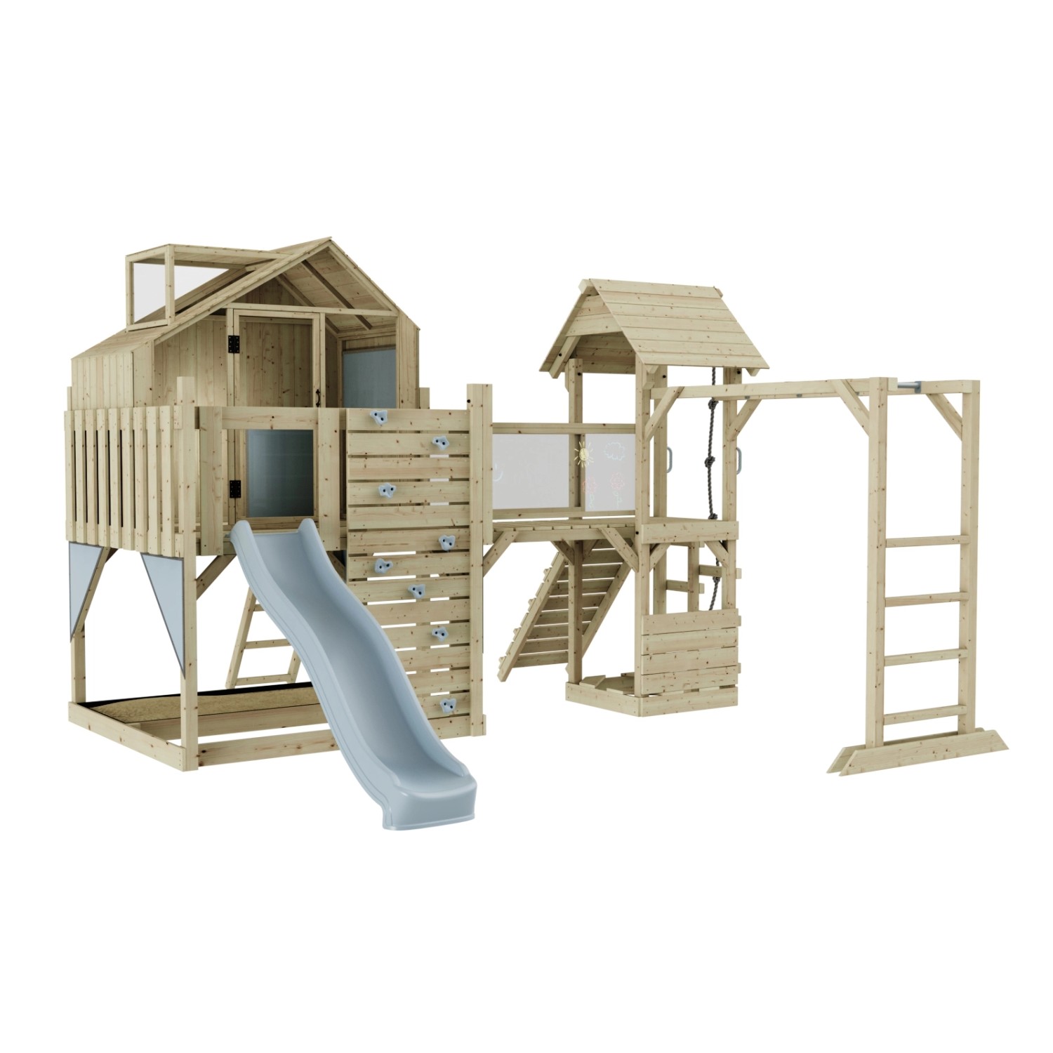 OutdoorToys Spielturm Luna Eisblau