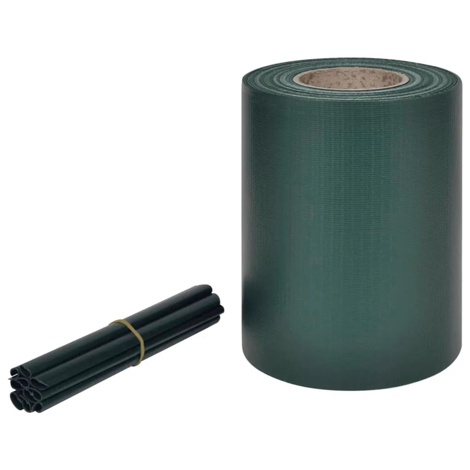 vidaXL Gartenzaun-Sichtschutz PVC 70×0,19 m Grün 41618 günstig online kaufen