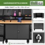 TRUTZHOLM Werkstattwand Profiline XXL mit Mittelschrank, abschließbar und verstellbarem Boden.