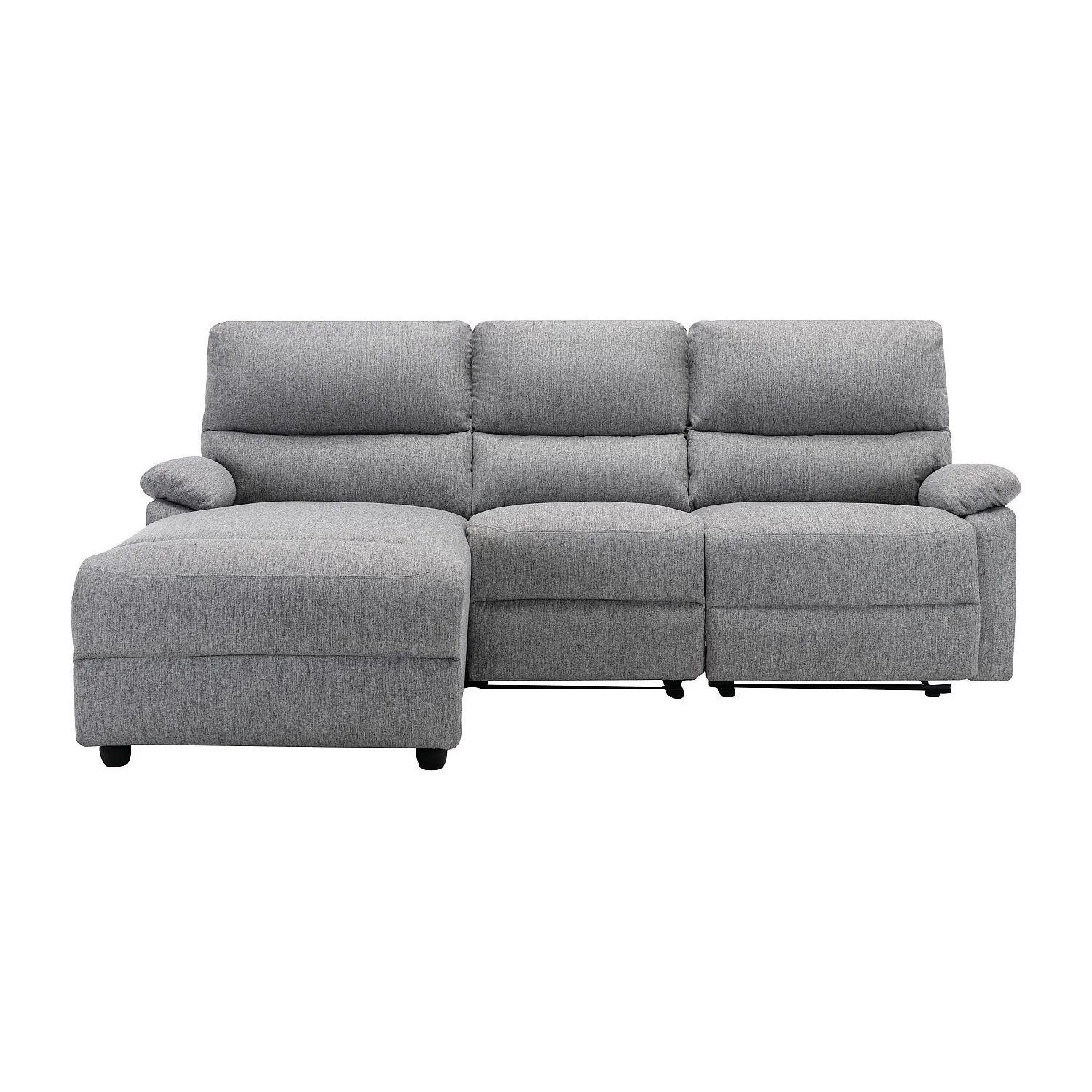 Vente-unique Relaxsofa Lunano Hellgrau 234 cm