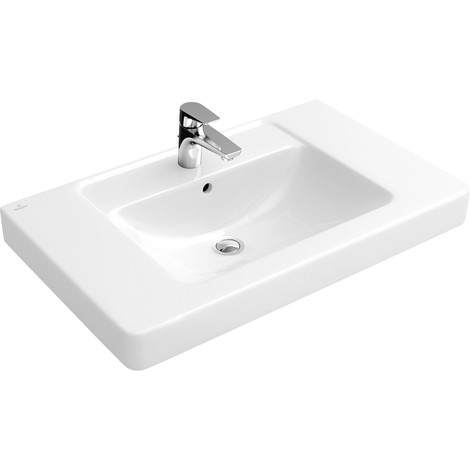 Villeroy & Boch Einbauwaschbecken Architectura 80 cm Alpinweiß CeramicPlus