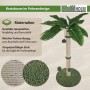 TRUTZHOLM Kratzbaum Palme, 85cm hoch, mit Sisalstamm und Frottee-Elementen.