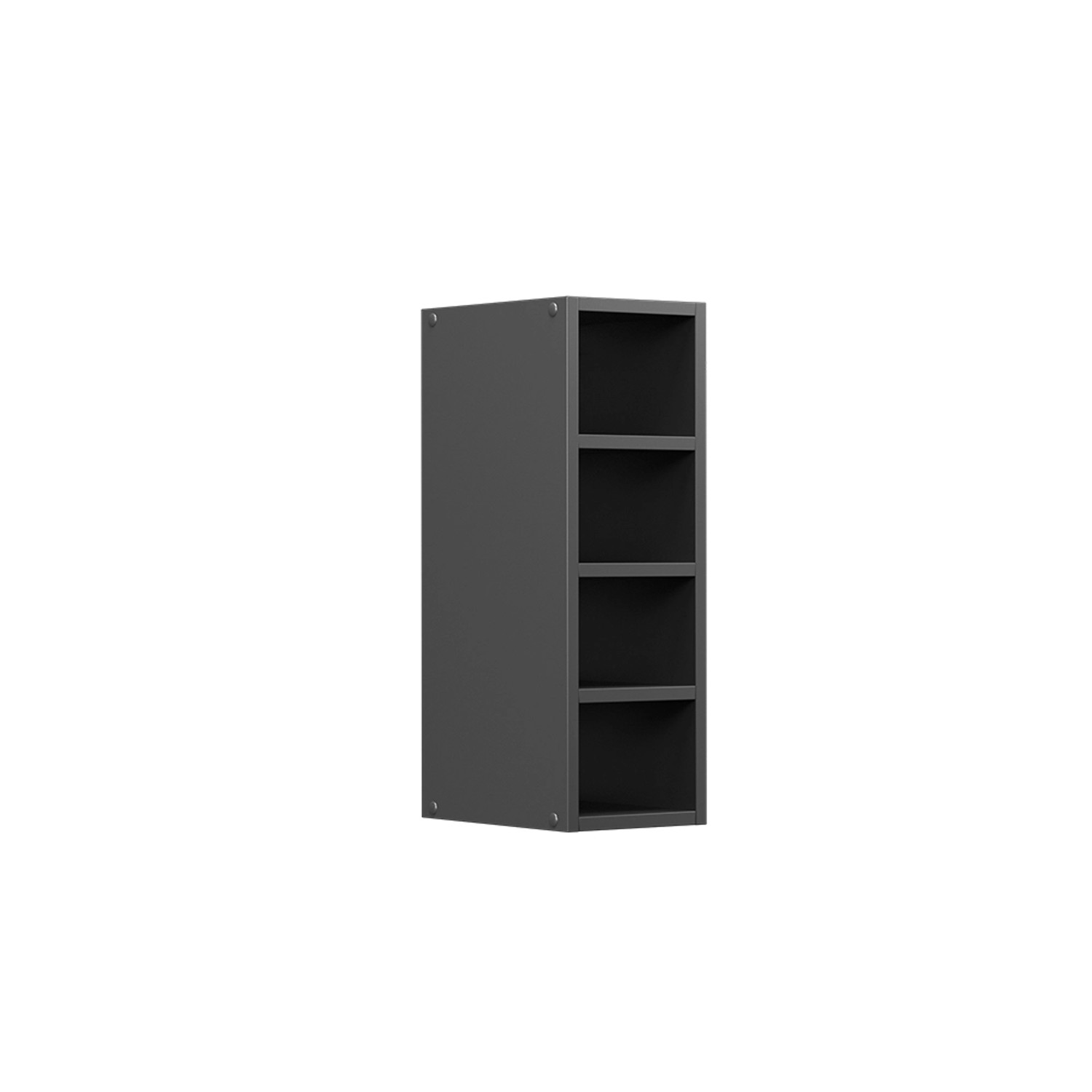 Vicco Hängeschrank R-Line Offener Küchenschrank Anthrazit/Anthrazit 20 cm