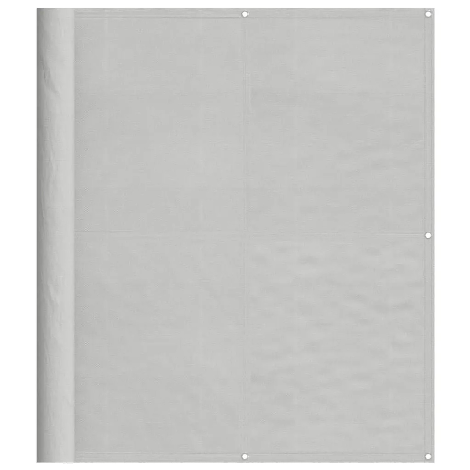 vidaXL Balkon-Sichtschutz Hellgrau 120x300 cm 100 % Polyester-Oxford 400001 günstig online kaufen