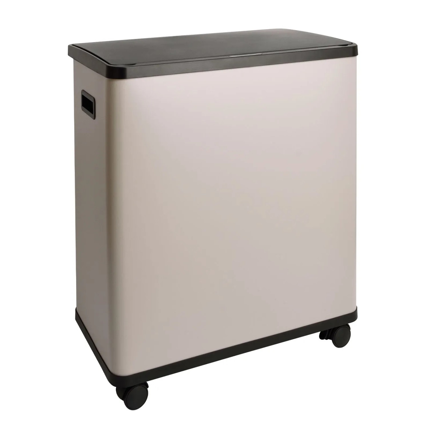 Svita SR2X30 Sensormülleimer Abfalleimer 2fach 60l Inklusive Inneneimer Räder Taupe