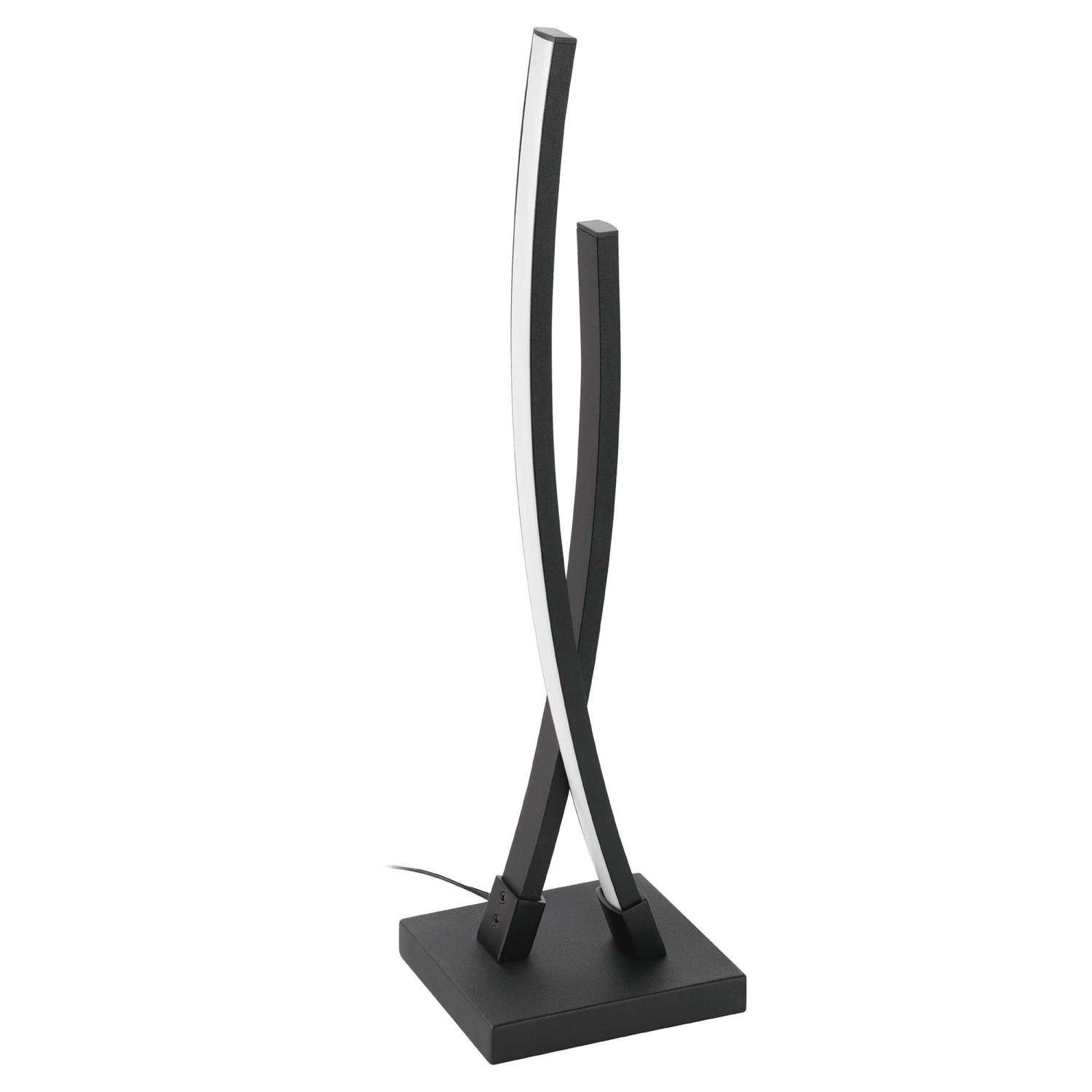 EGLO LED Tischleuchte ALBORAYA Schwarz H 395mm 3000K 600lm