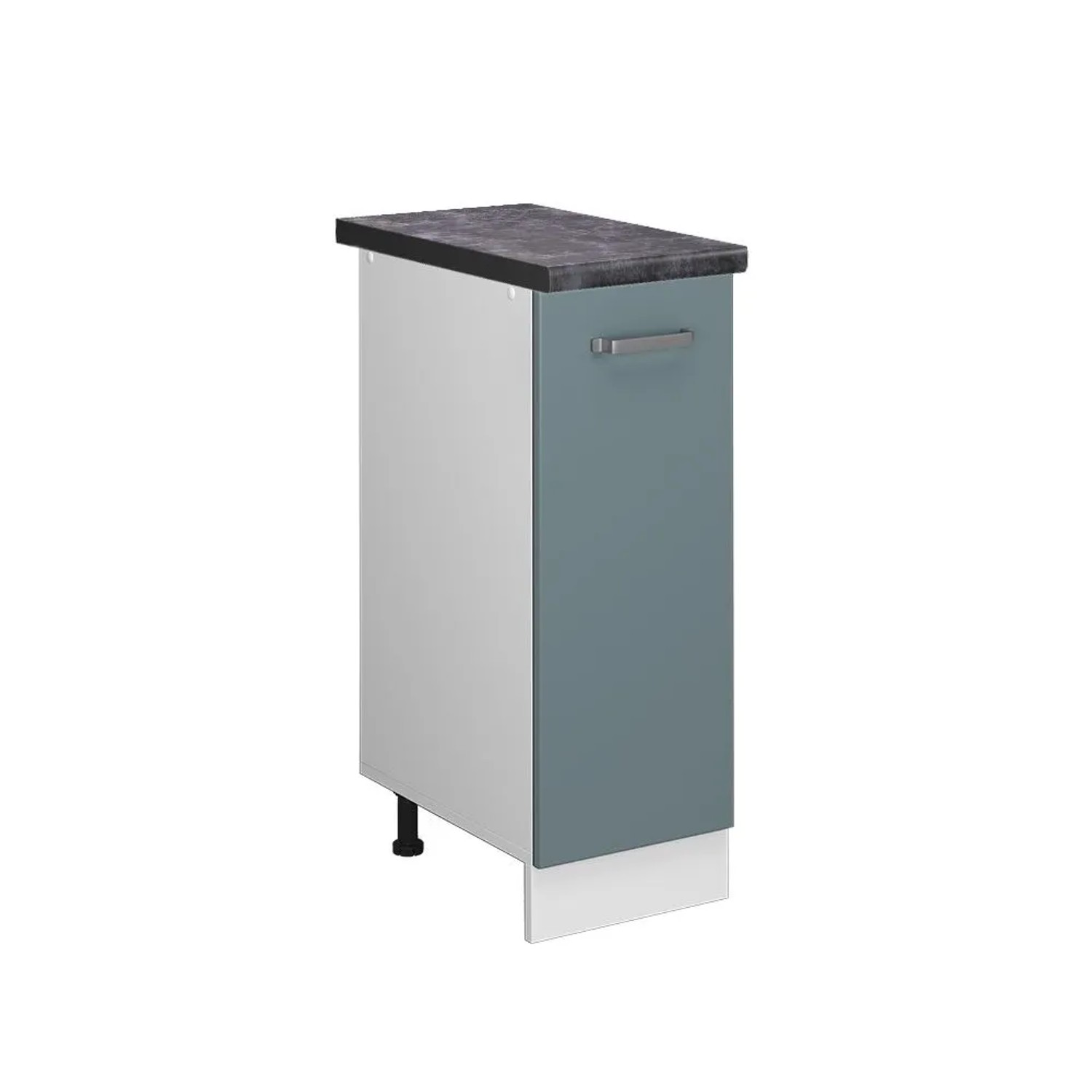 Vicco Apothekerschrank R-Line Medizinschrank für die Küche Blau-Grau Weiß 30 cm AP Anthrazit