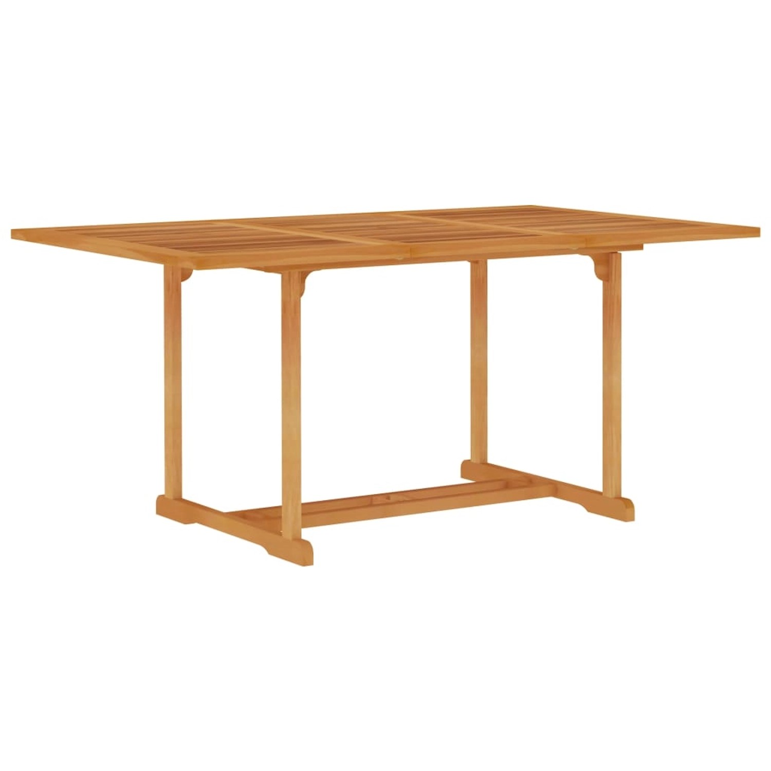 vidaXL Gartentisch 150x90x75 cm Teak Massivholz 315103 günstig online kaufen