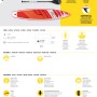 Bestway Hydro-Force SUP Board-Set Fastblast Tech, 381cm, mit Paddel, Pumpe und Rucksack.