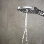 Hansgrohe Raindance Select E 120 Handbrause Chrom mit Wasserstrahl.