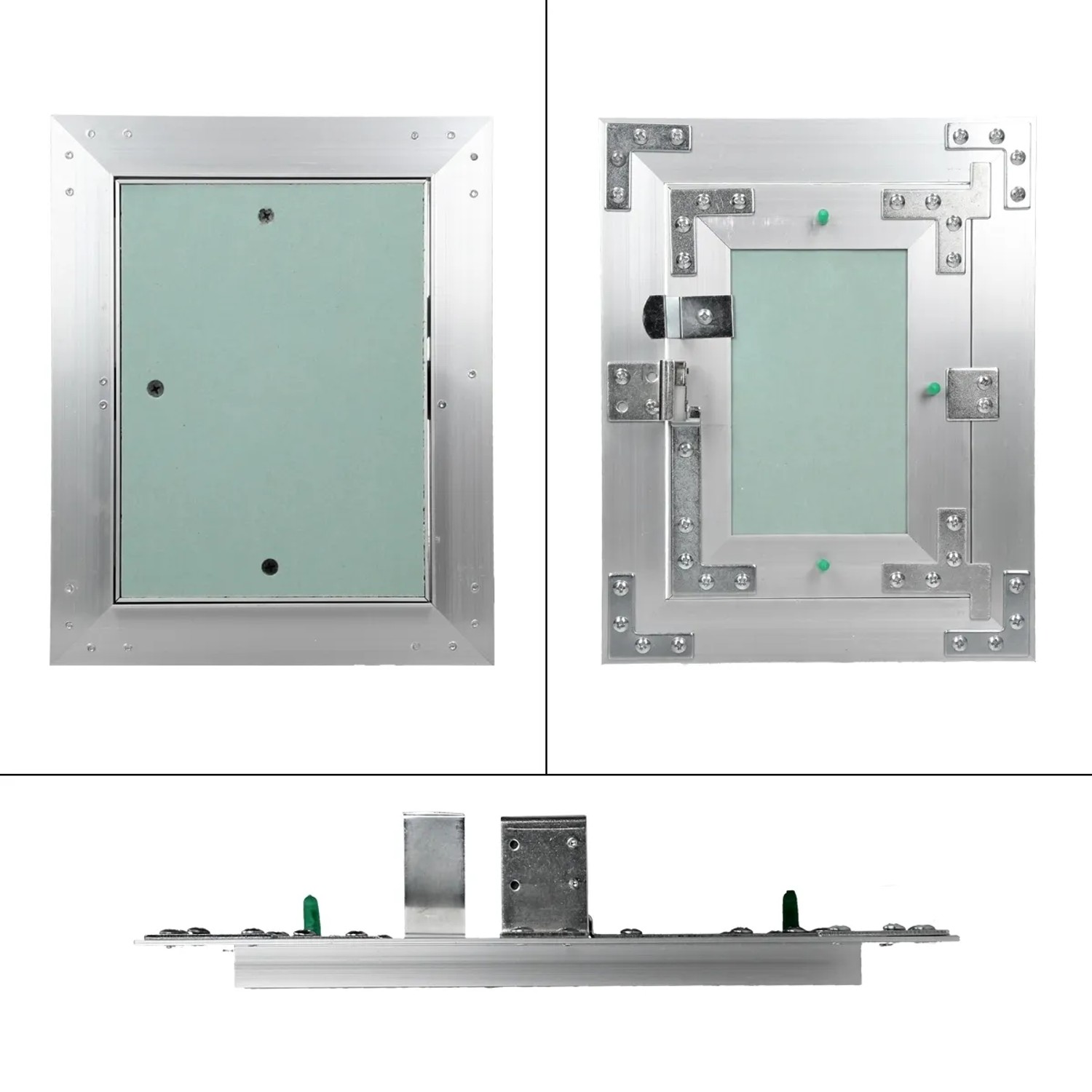 ECD Germany Revisionsklappe 150x200 mm mit Gipskarton-Einlage für Vorwandelemente.