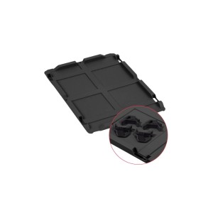 Schwarzer PROREGAL Auflagedeckel für Eurobox Nextgen, 30x40cm, zur Aufbewahrung und als Transportbox.