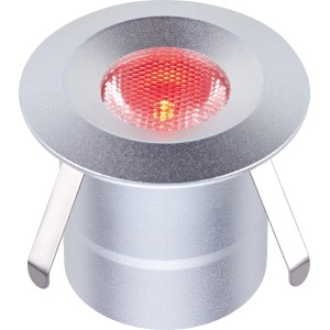 LED Bodeneinbauleuchte Budoni, silber, mit Farbwechsel (RGB), 5er Set.