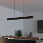 Schwarze LED-Pendelleuchte Andreas-Z von Eglo Connect, 119 cm, mit RGB/CCT Funktion.