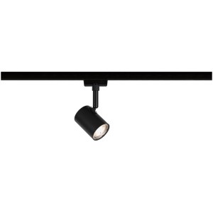 Schwarzer Paulmann Urail LED Spot Limba, 4W, an einem Schienensystem.
