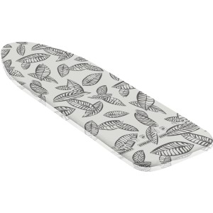 Leifheit Bügeltischbezug Perfect Steam L/Universal mit Blätter-Muster für Dampfbügelstationen.