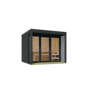 Chillroi Saunahaus Angelus XL Inklusive Saunaofen 9kW Integriert Steuerung