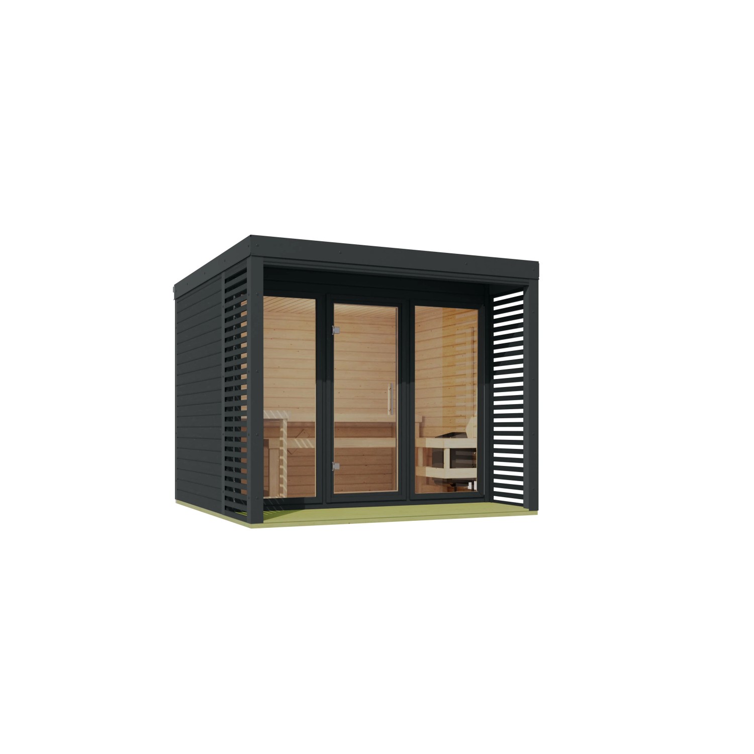 Chillroi Saunahaus Angelus XL Inklusive Saunaofen 9kW Integriert Steuerung günstig online kaufen