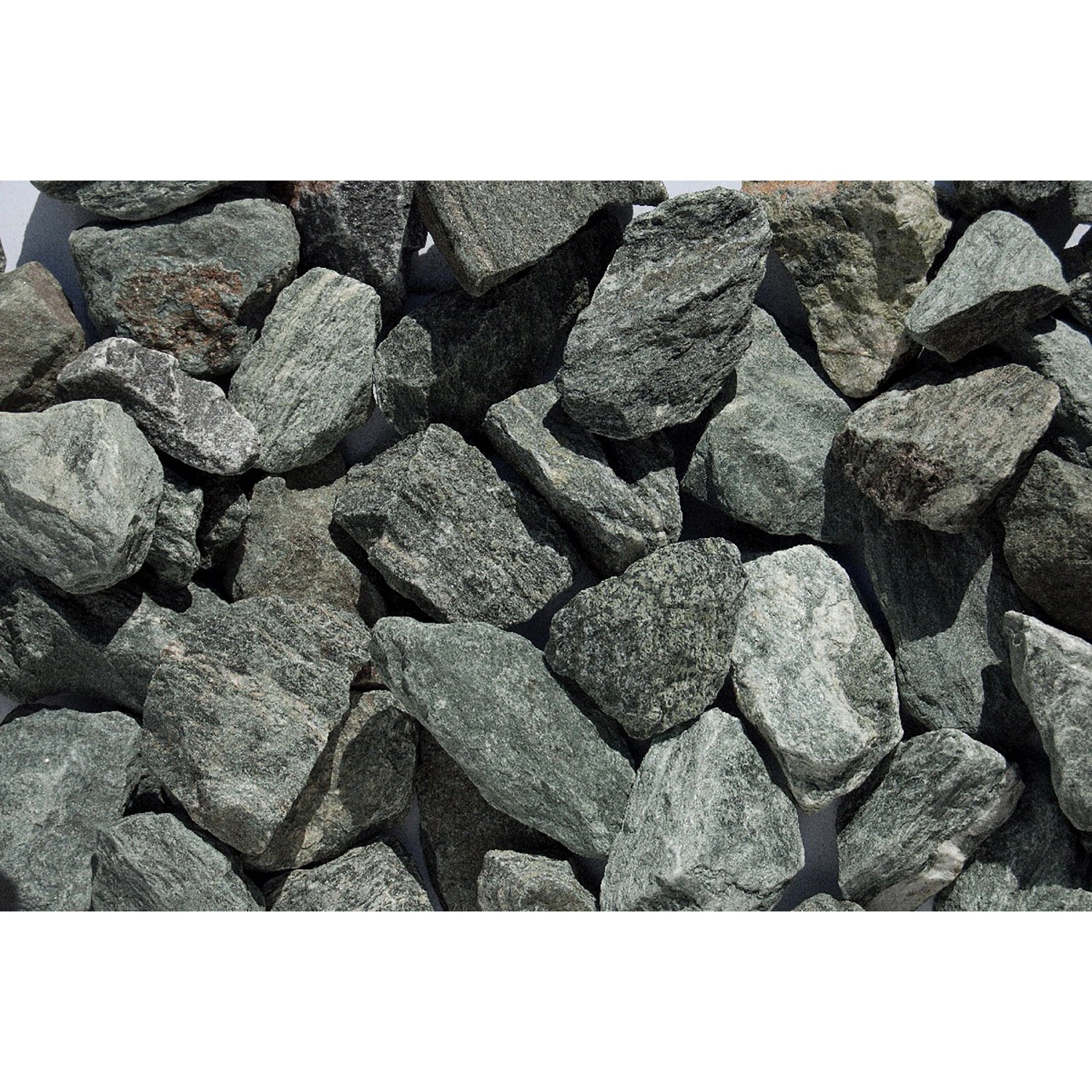 Grünschiefersplitt Glitzer-Grün 25 - 50 mm 1000 kg Big-Bag